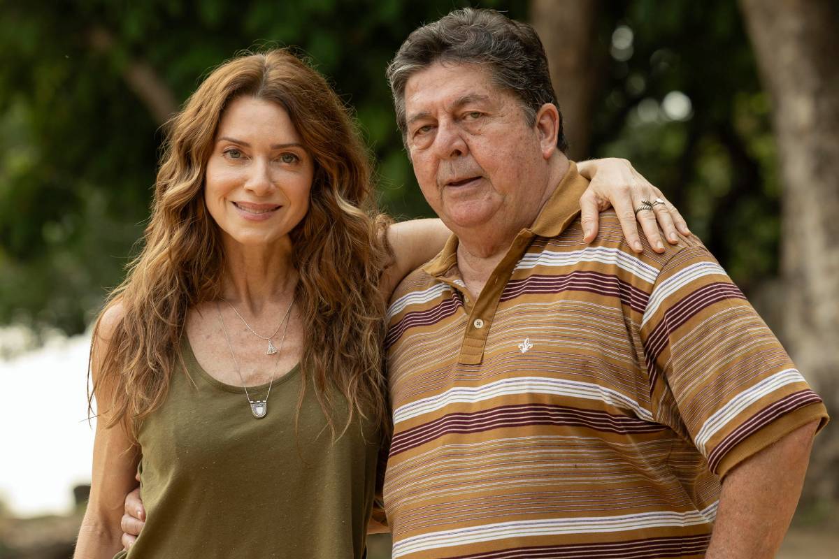 Janete (Letícia Spiller) e Eliomar (Stepan Nercessian) em 