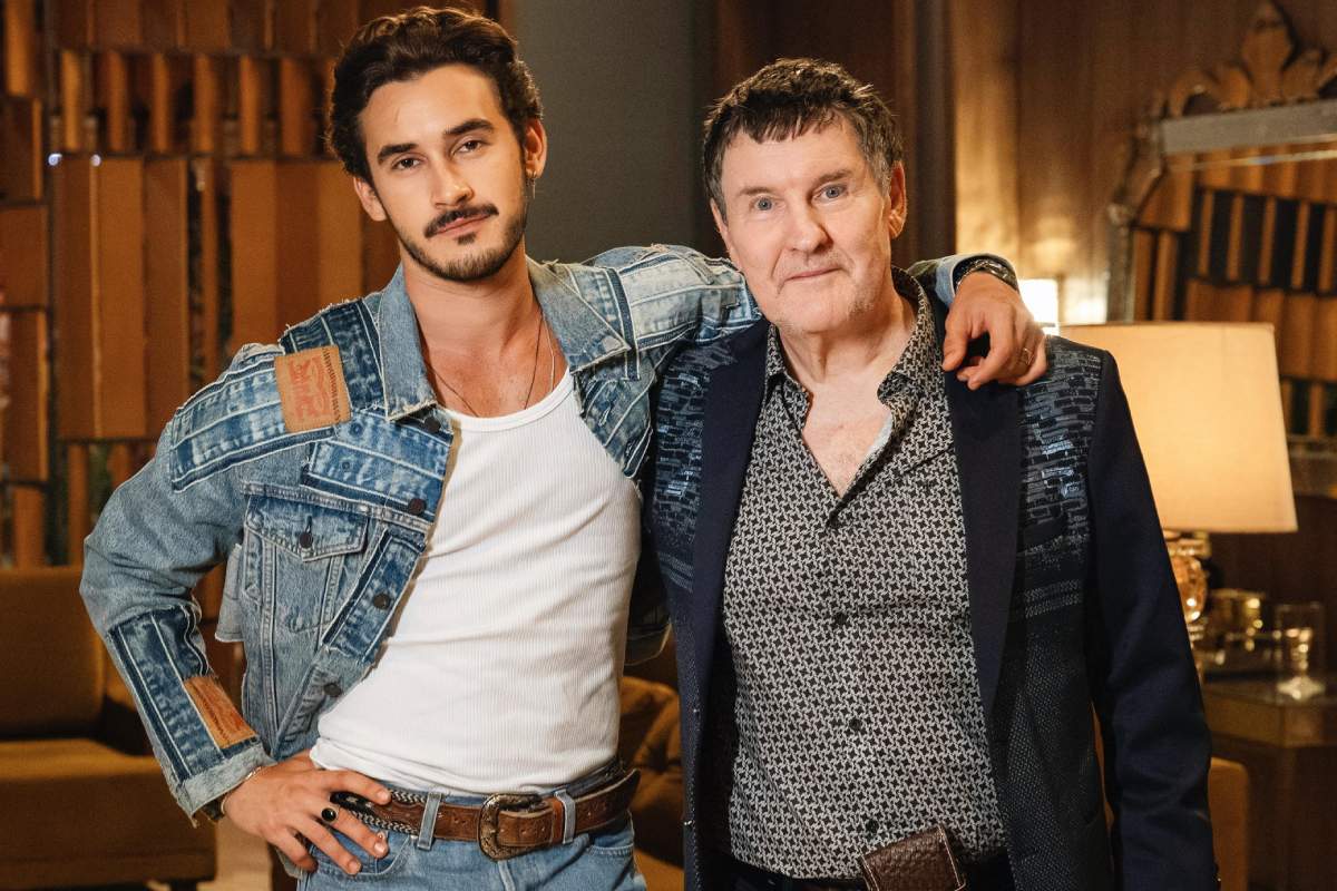 João Raul (Filipe Bragança) e Walmir (Antonio Calloni) em Coração Acelerado