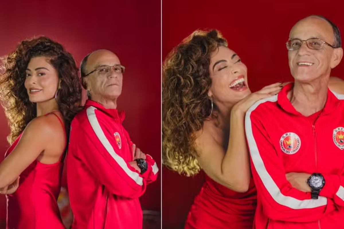 Juliana Paes e Mestre Ciça