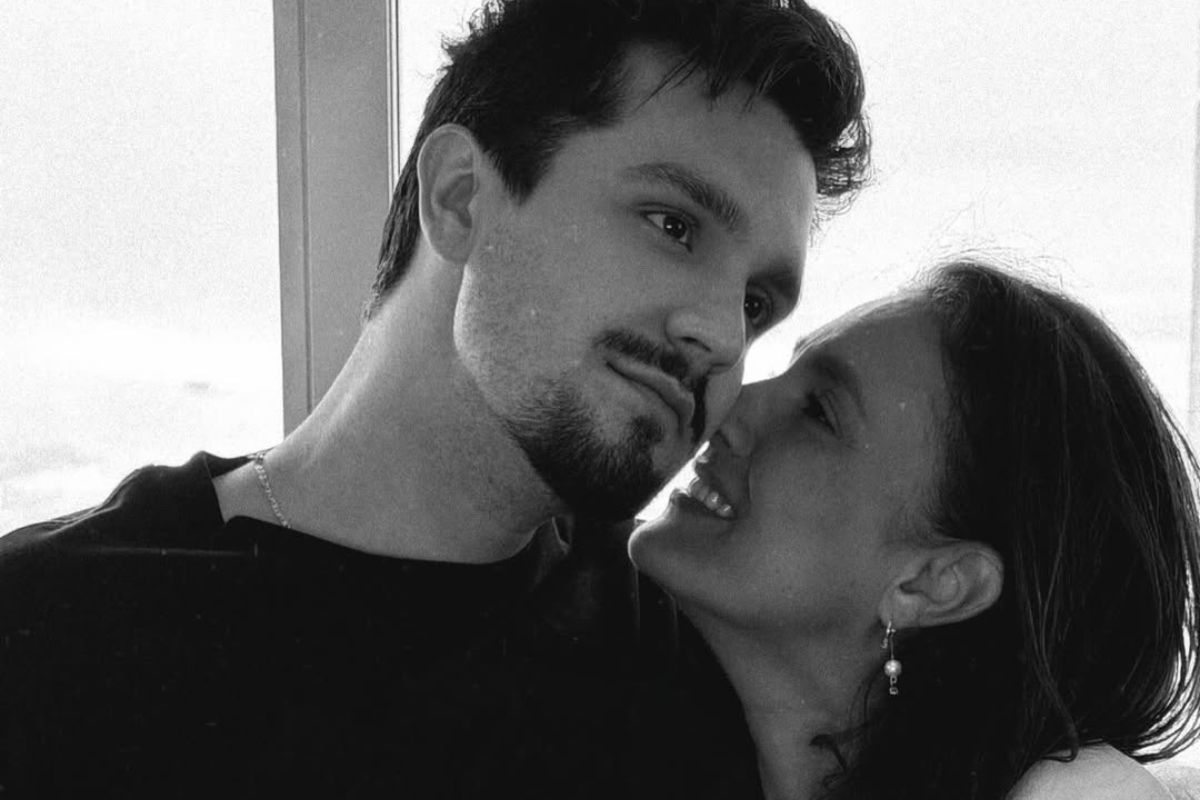 Luan Santana com a mãe