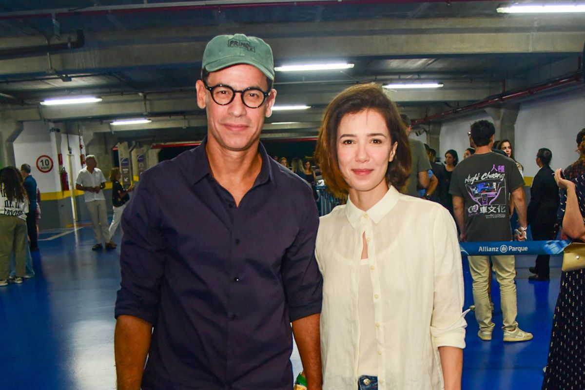 Marjorie Estiano com o namorado