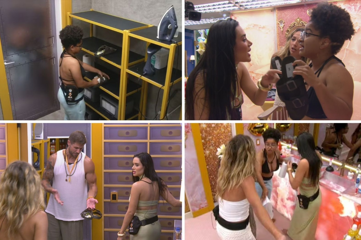 Milena gera caos por causa de chinelo de Jonas