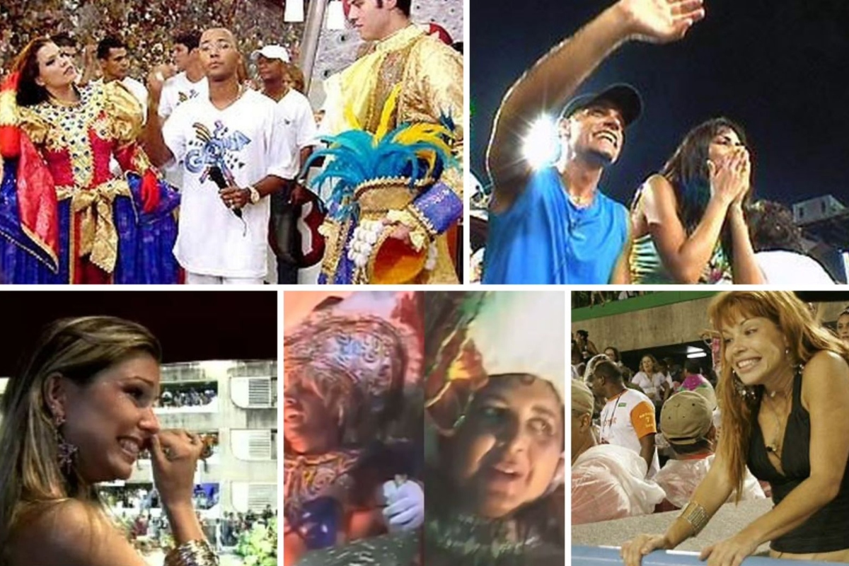 Participantes do BBB na Sapucaí