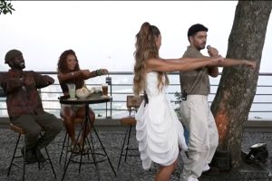 Pedro Sampaio e Patricia Poeta no 'Encontro'