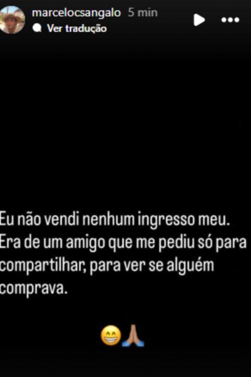 Post de Marcelo Sangalo