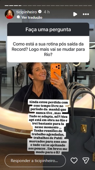 Ticiane Pinheiro Stories