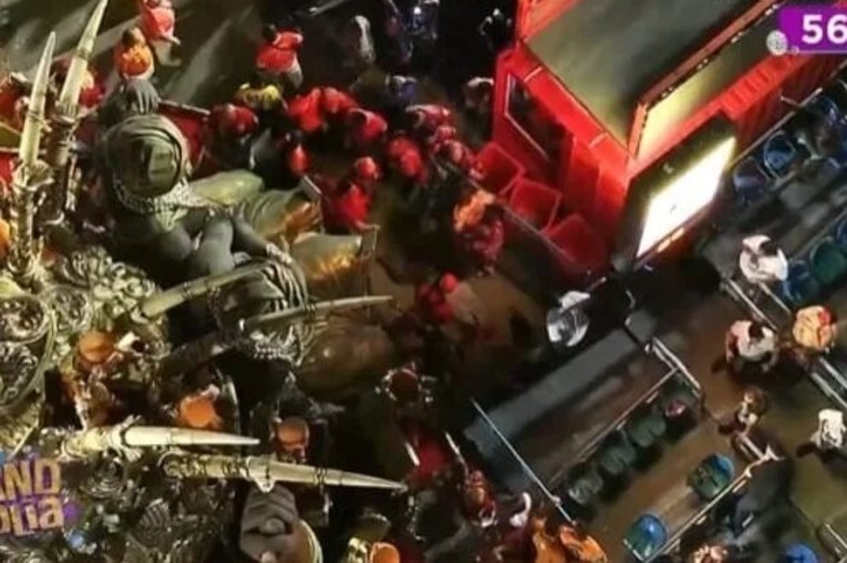 Integrante da União de Maricá sofre fraturas após atropelamento por carro alegórico, passa por cirurgia e segue internado no CTI.