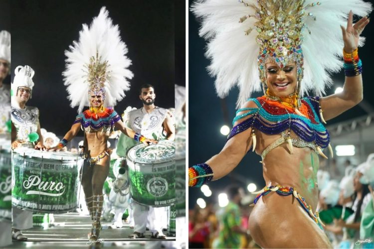 Viviane Araújo na Mancha Verde