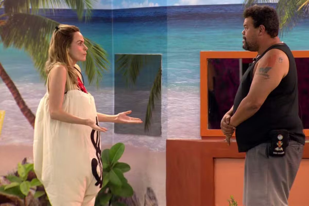 Ana Paula Renault e Babu Santana, no BBB 26