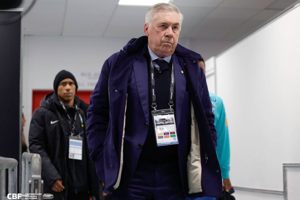 Ancelotti, técnico da Seleção Brasileira