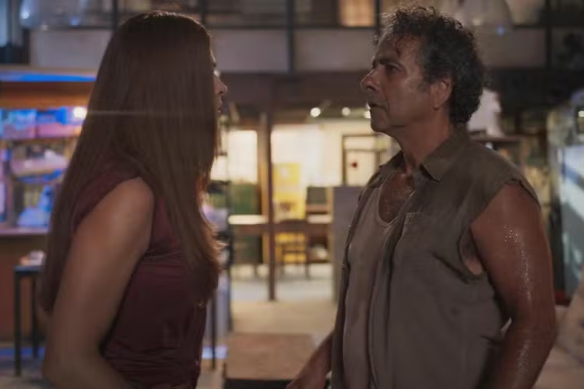 Arminda dopa Joaquim em "Três Graças"