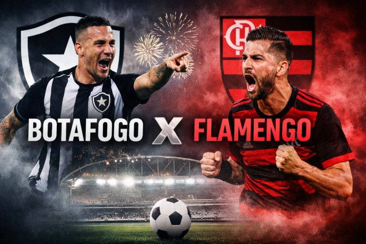 Botafogo enfrenta o Flamengo
