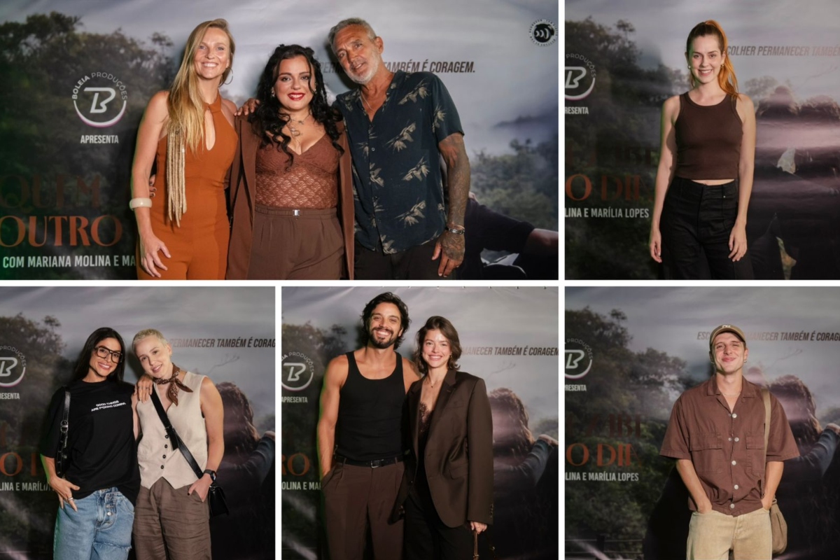 Famosos festejam lançamento de série