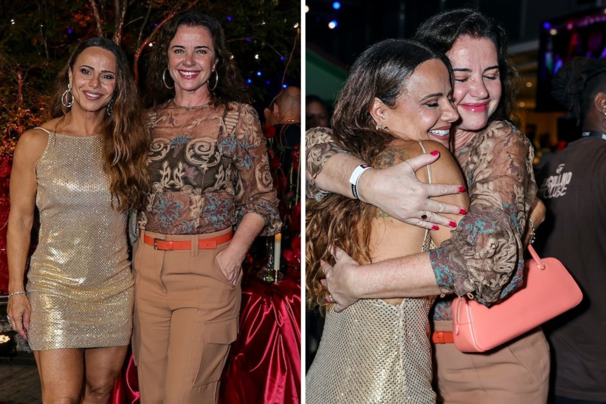 Viviane Araújo e Luma de Oliveira