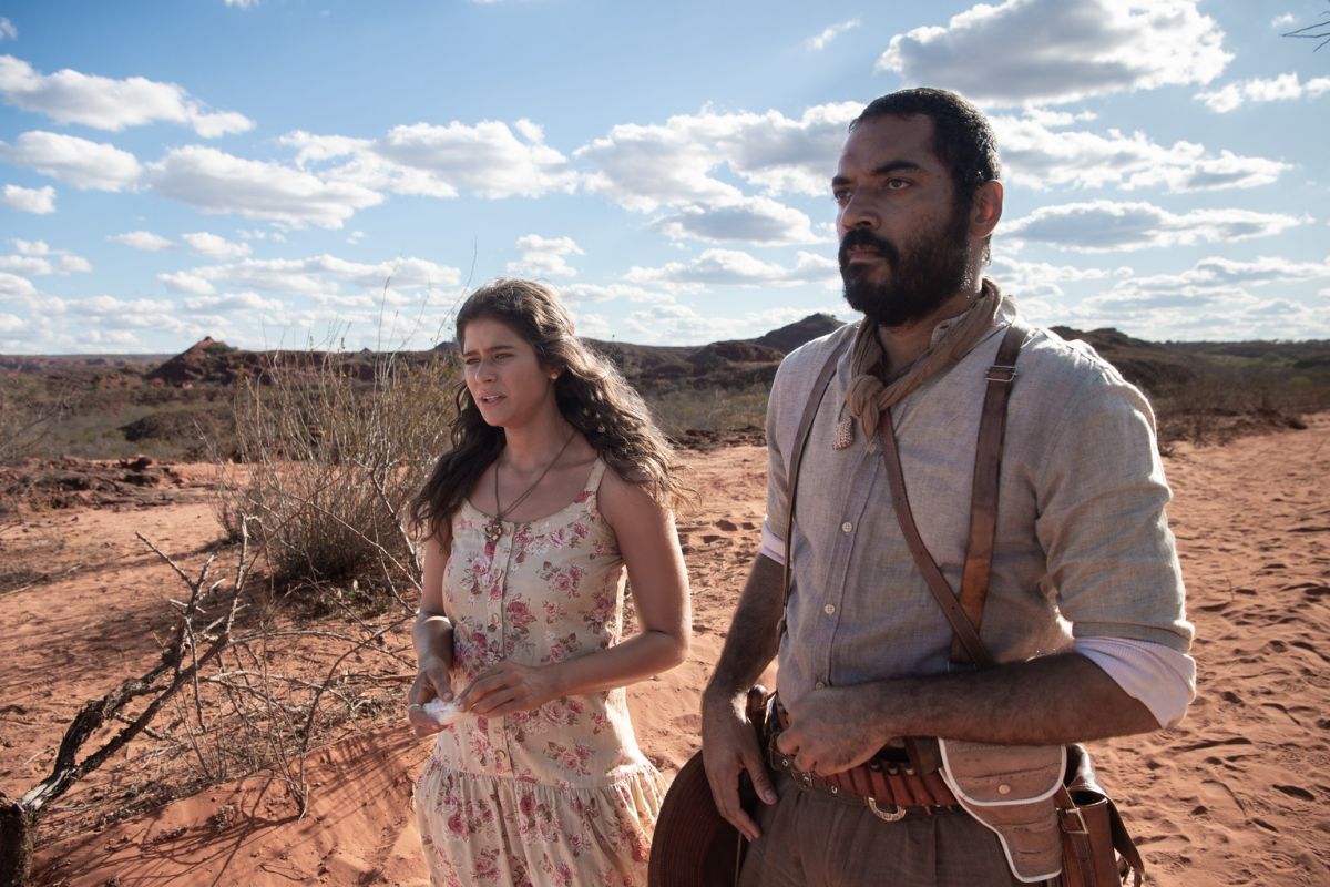 Isadora Cruz e Thomás Aquino em Guerreiros do Sol