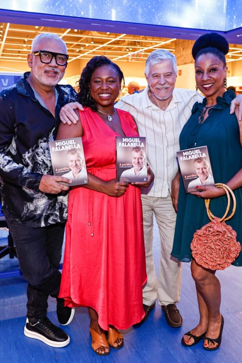 Jô Santana, Letícia Soares, Miguel Falabella e Adriana Lessa