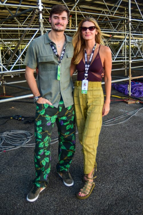 João Assunção e a mãe, Priscila Borgonovi