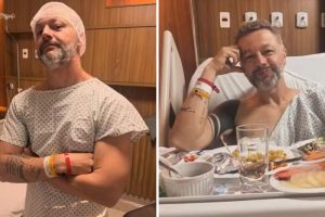 Lucas Lima no hospital