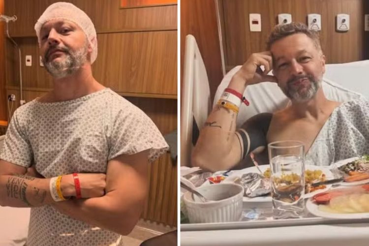 Lucas Lima no hospital