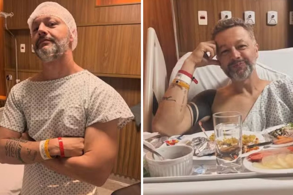 Lucas Lima no hospital