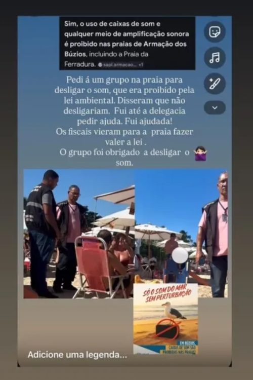 Post de Luma de Oliveira