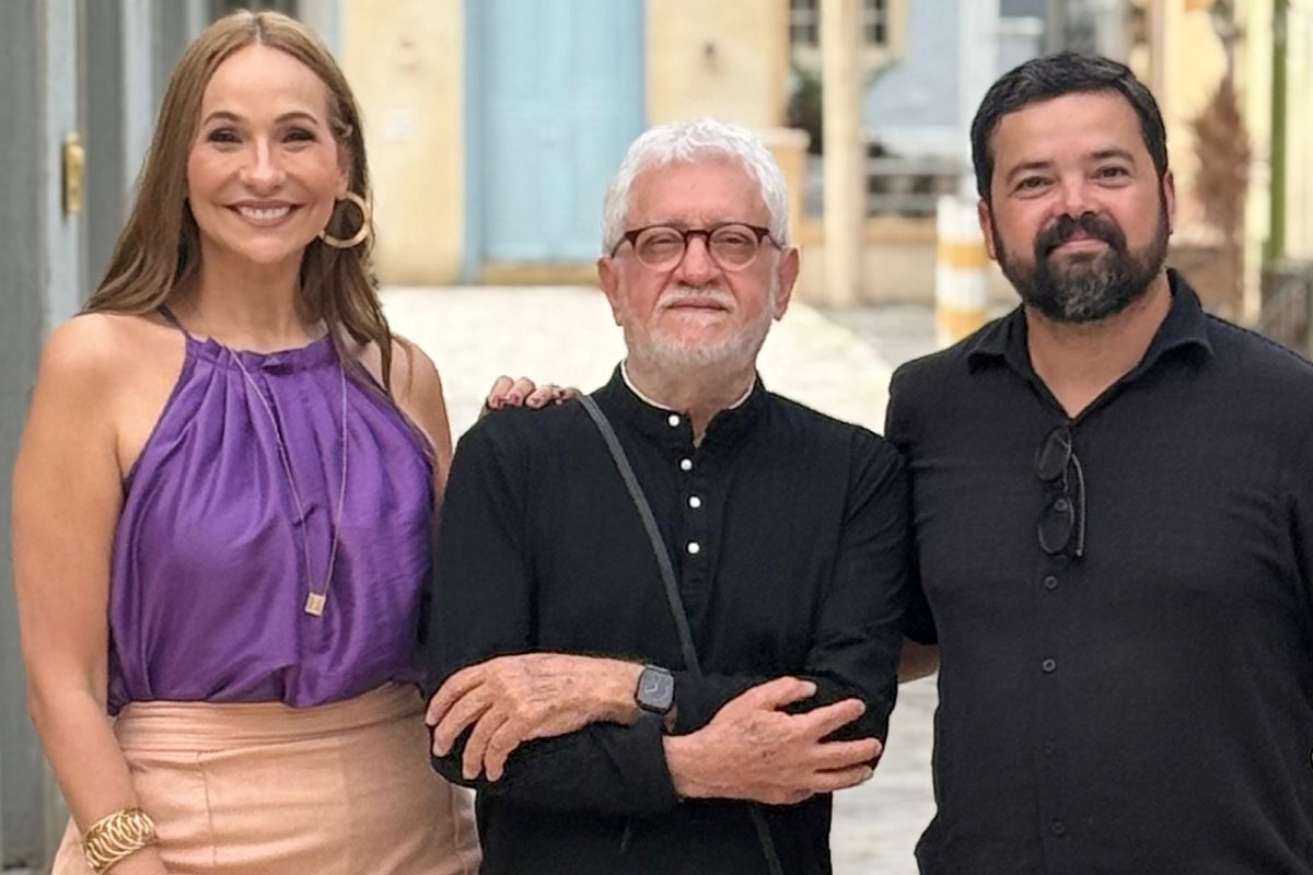 Maria Beltrão, Walter Carvalho e Anselmo Marinho no ‘É de Casa’