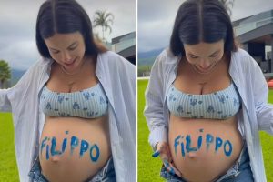 Sthefany Brito revela nome do bebê