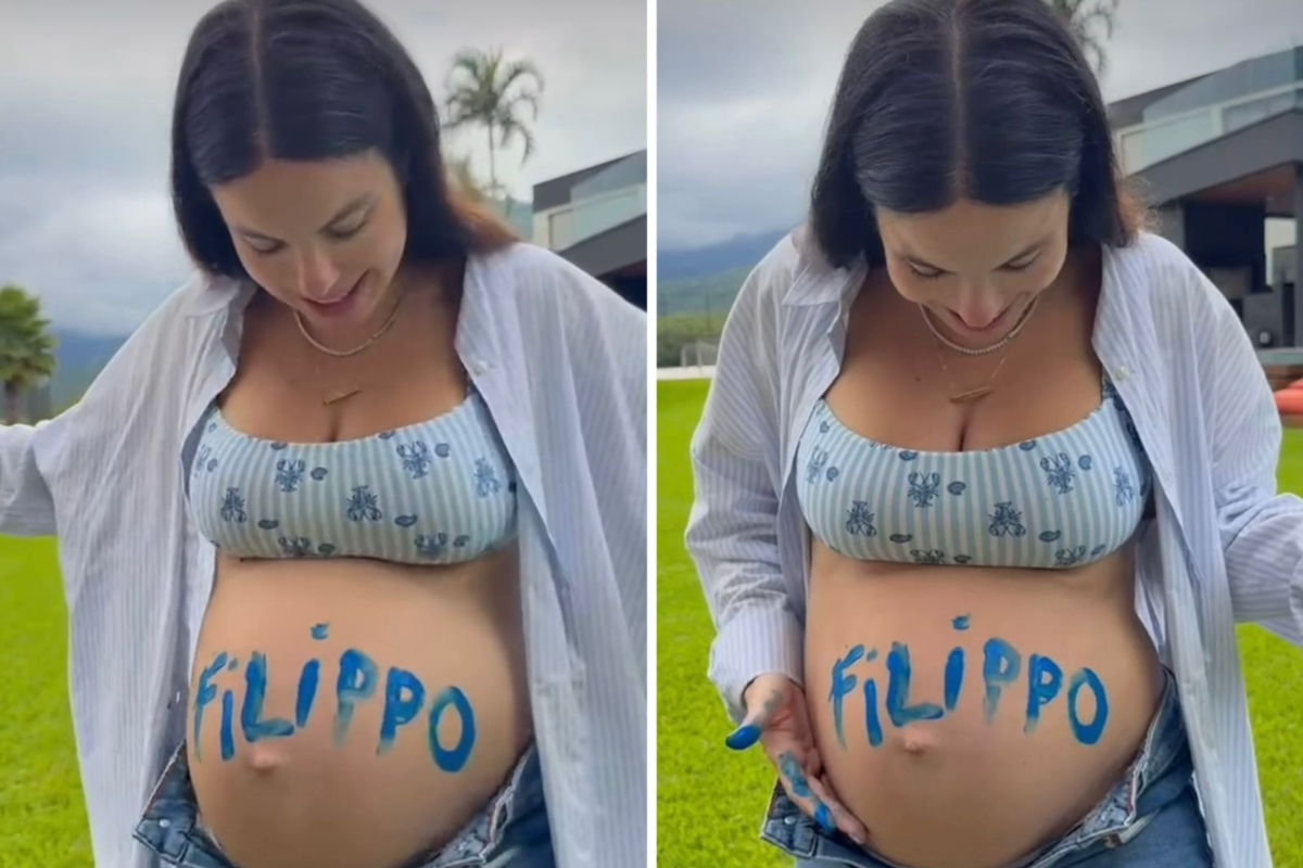 Sthefany Brito revela nome do bebê