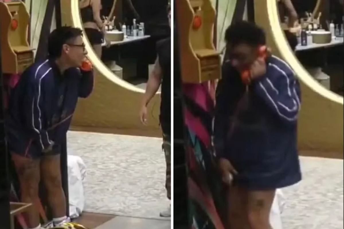 Participante do Gran Hermano atende Big Fone pelado