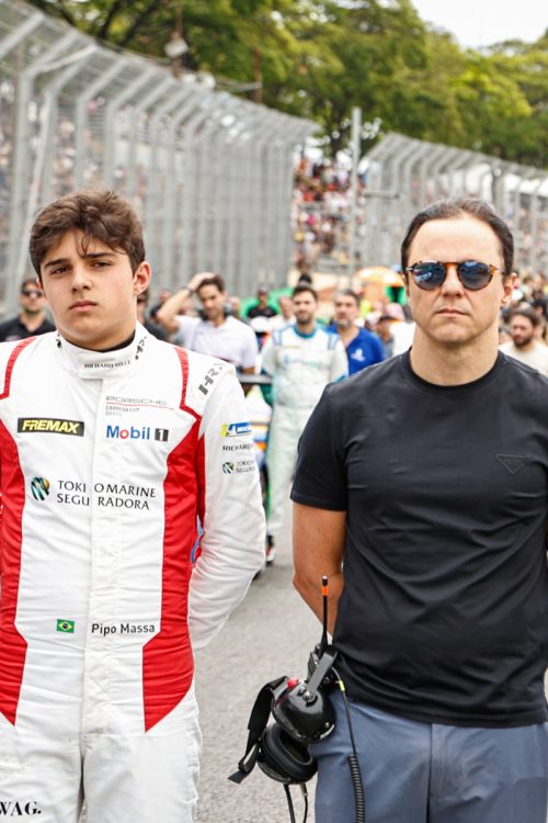 Pipo e Felipe Massa