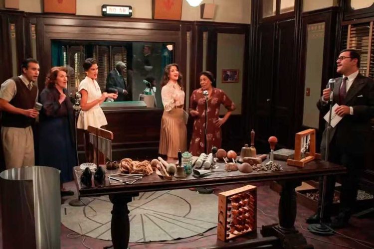 Momento de gravação em mais uma radionovela de sucesso da rádio Paraízo