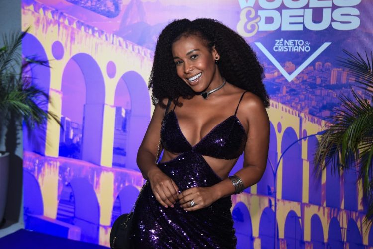 Sol Vega no show de Zé Neto e Cristiano