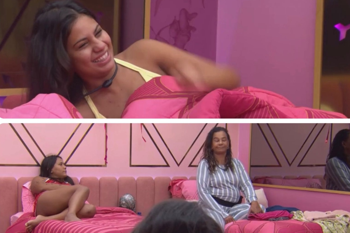 Sem saber do beijo, Gabriela e Chaiany analisam Jonas Sulzbach e Jordana