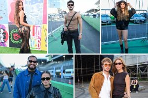 Famosos no último dia do Lollapalooza