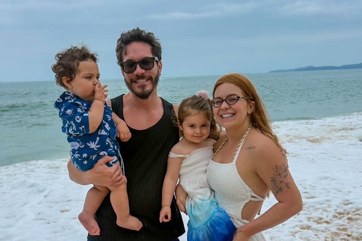 Viih Tube e Eliezer com os filhos