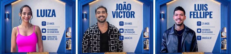 Casa do Patrão: Luiza, João Victor e Luis Fellipe
