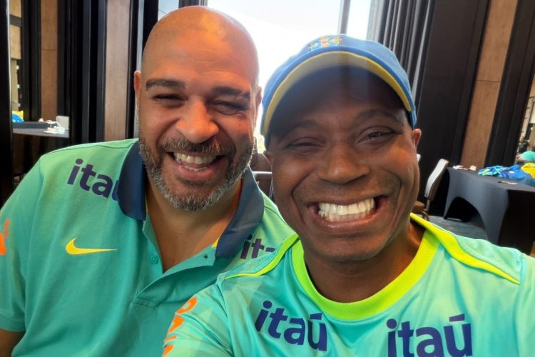 Adriano Imperador e Edilson Capetinha