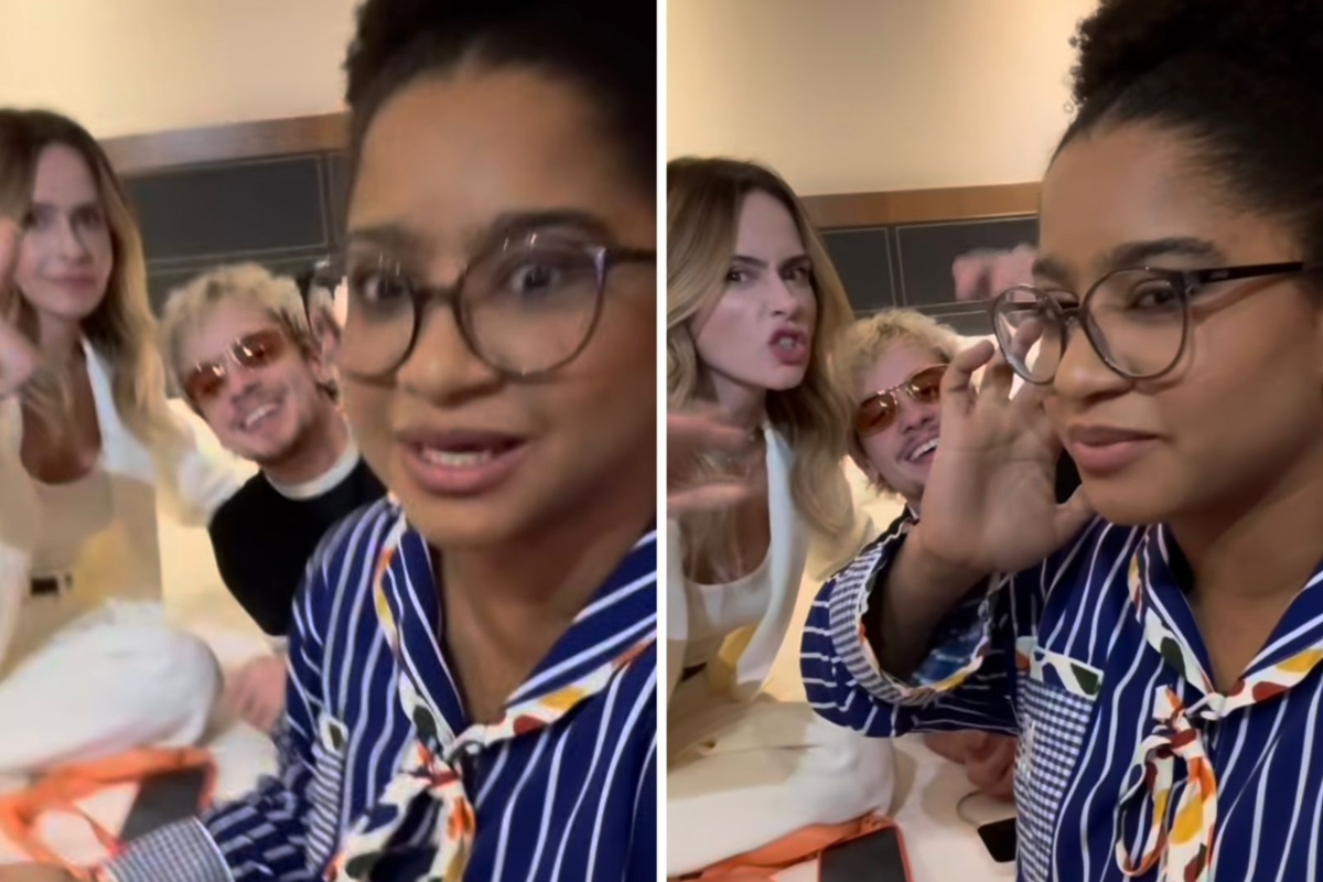 Ana Paula, Juliano e Milena após o BBB 26