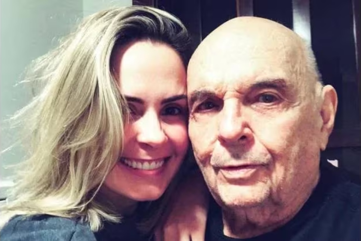 Ana Paula Renault e o pai