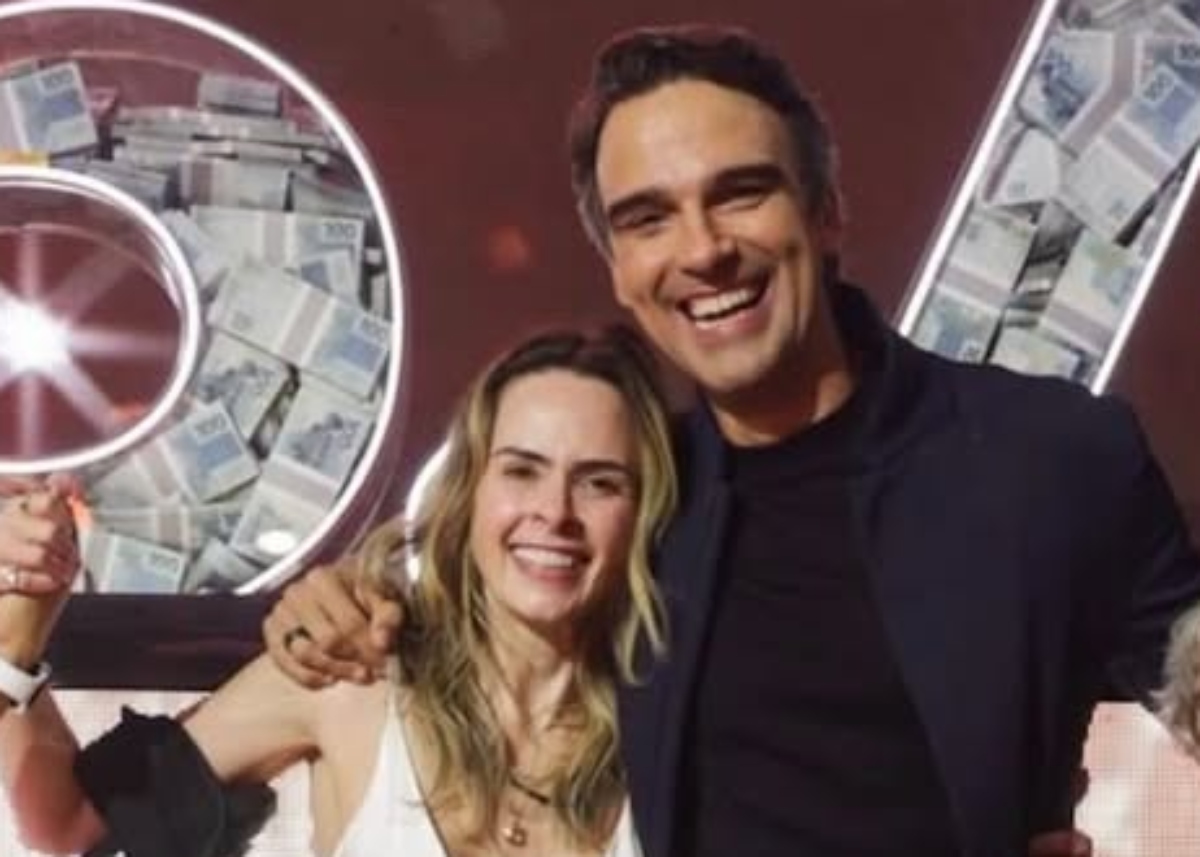 Ana Paula Renault e Tadeu Schmidt