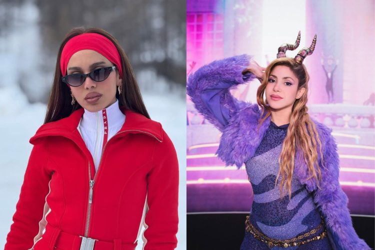 Montagem Anitta e Shakira