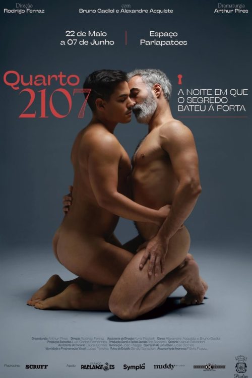 Bruno Gadiol e Alexandre Acquiste em "Quarto 2107: A Noite em que o Segredo Bateu à Porta'
