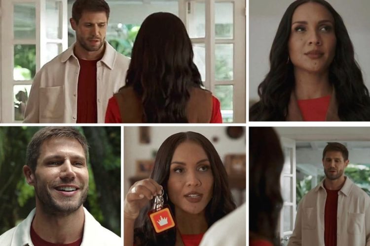 Jonas e Maxiane gravam comercial para 9o Globoplay