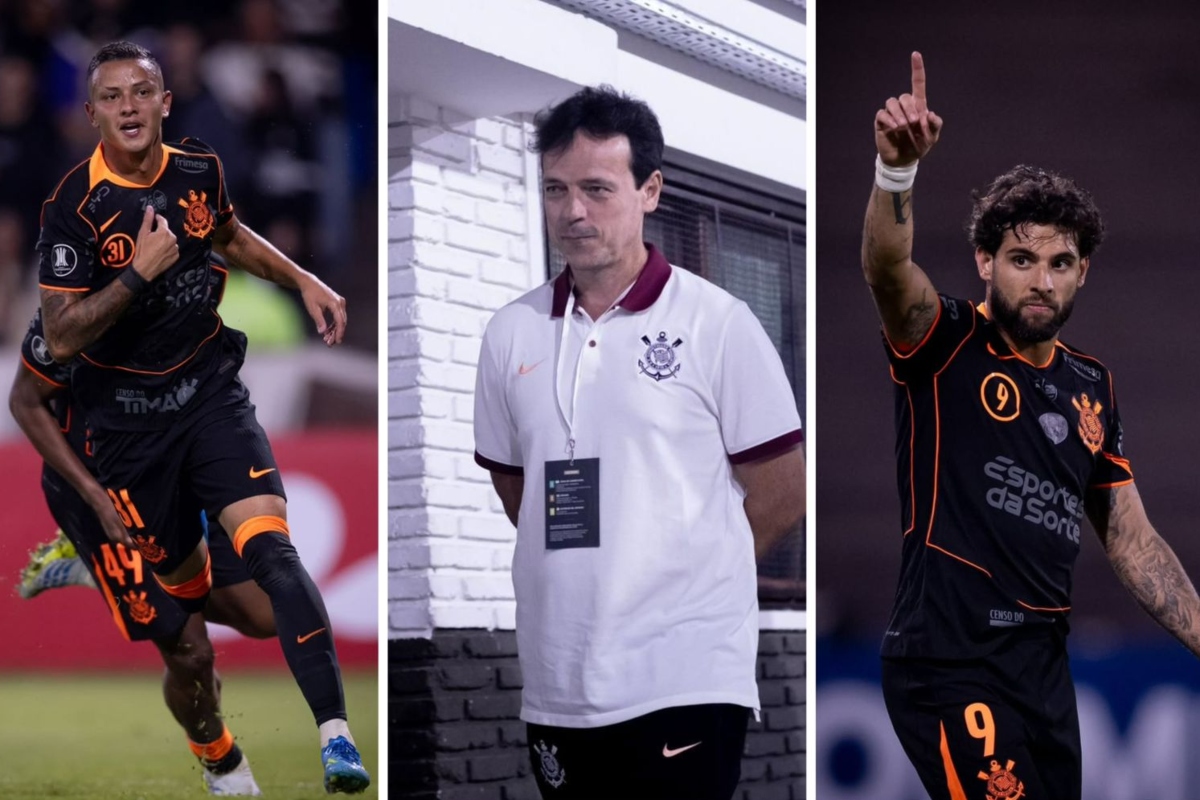 Kayke, Fernando Diniz e Yuri Alberto