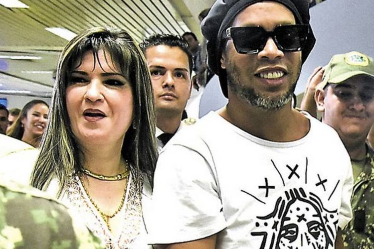 Dalia López e Ronaldinho Gaúcho