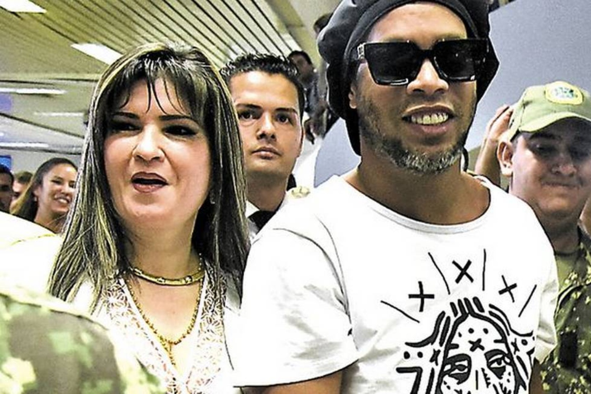 Dalia López e Ronaldinho Gaúcho