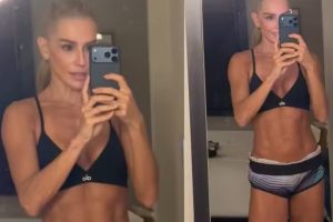 Deborah Secco e sua barriga sarada