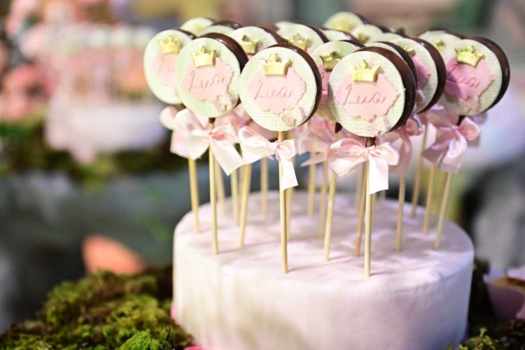 Decoração da festa de aniversário de 3 anos de Lua