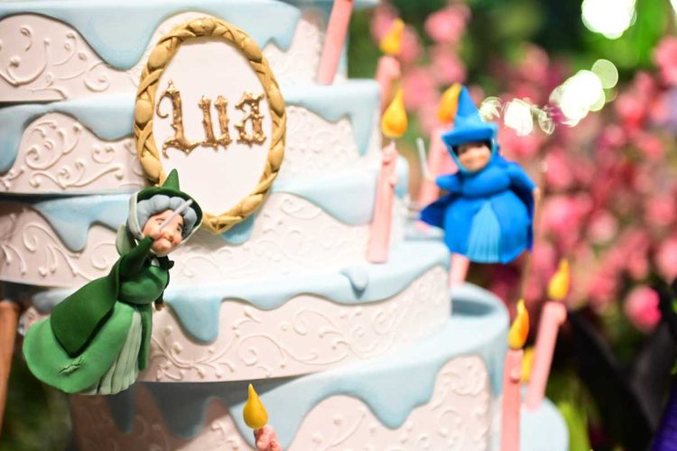 Decoração da festa de aniversário de 3 anos de Lua