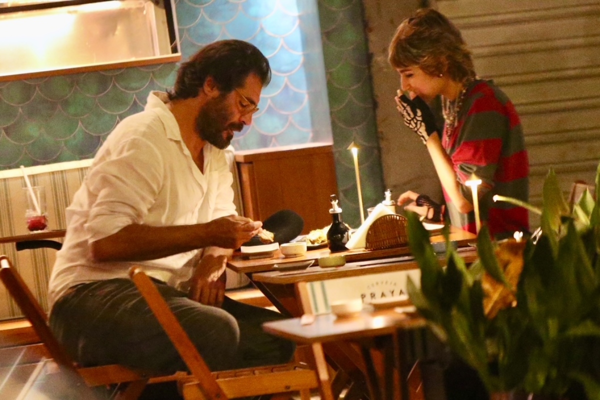 Thiago Lacerda e a filha